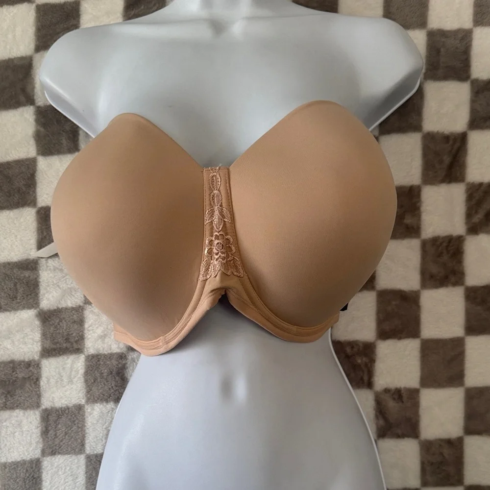 NWT Women’s Vanity Fair Lingerie Convertible 5 Way Strapless Bra Size 38G